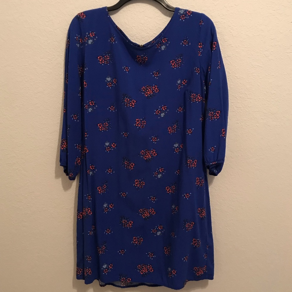 Old Navy Blue Print Dress